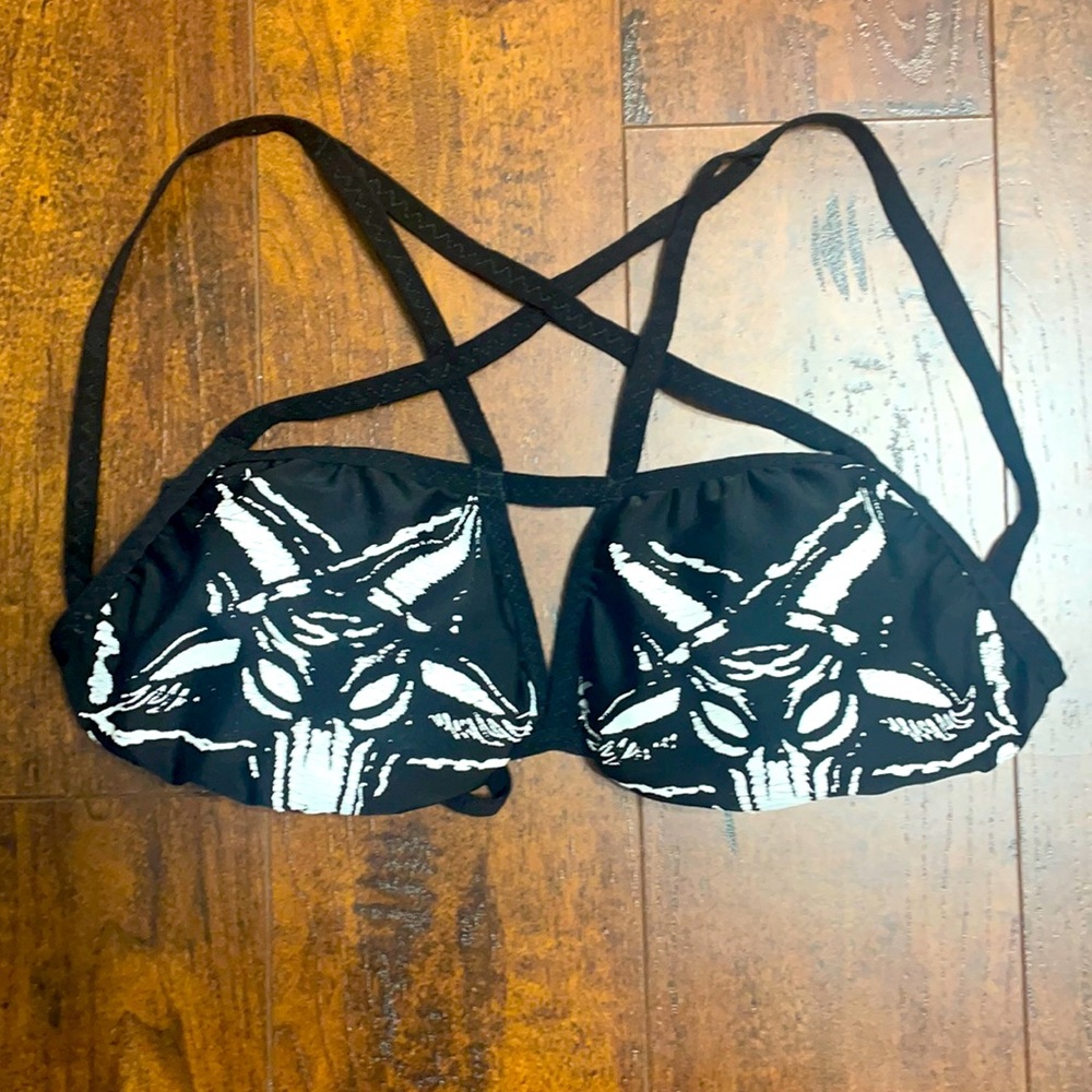 Pentagram Chest Baphomet Bikini Top